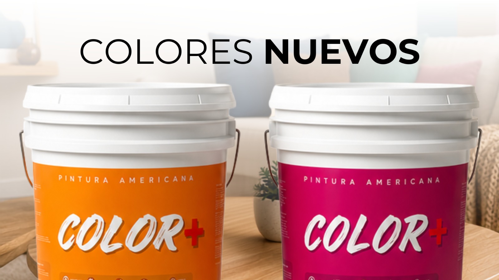 campaña colores de verano etiqueta naranja y magenta card