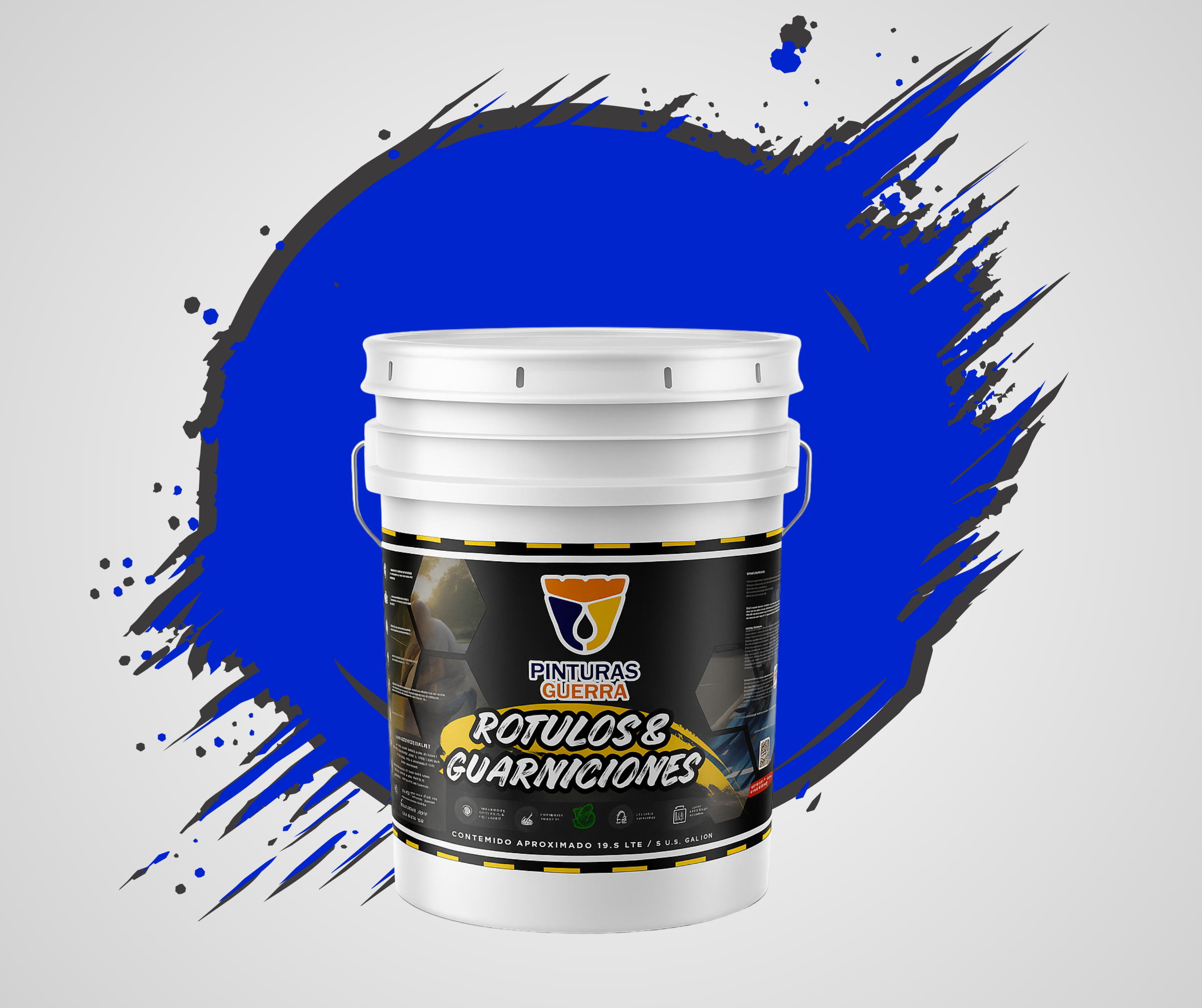 Rotulos Y Guarniciones Azul